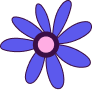 A flower-shaped design