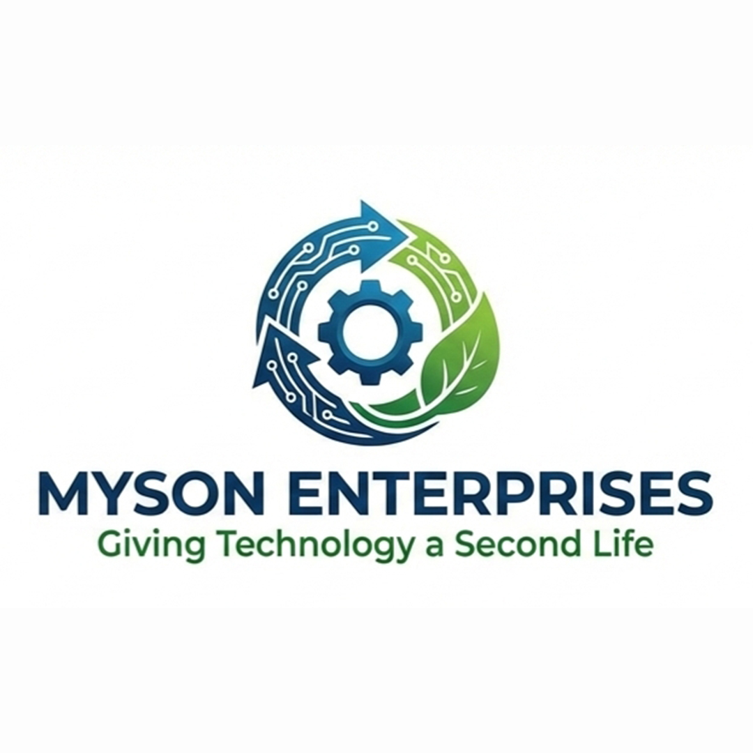 Myson Enterprises logo for a trusted laptop buyer